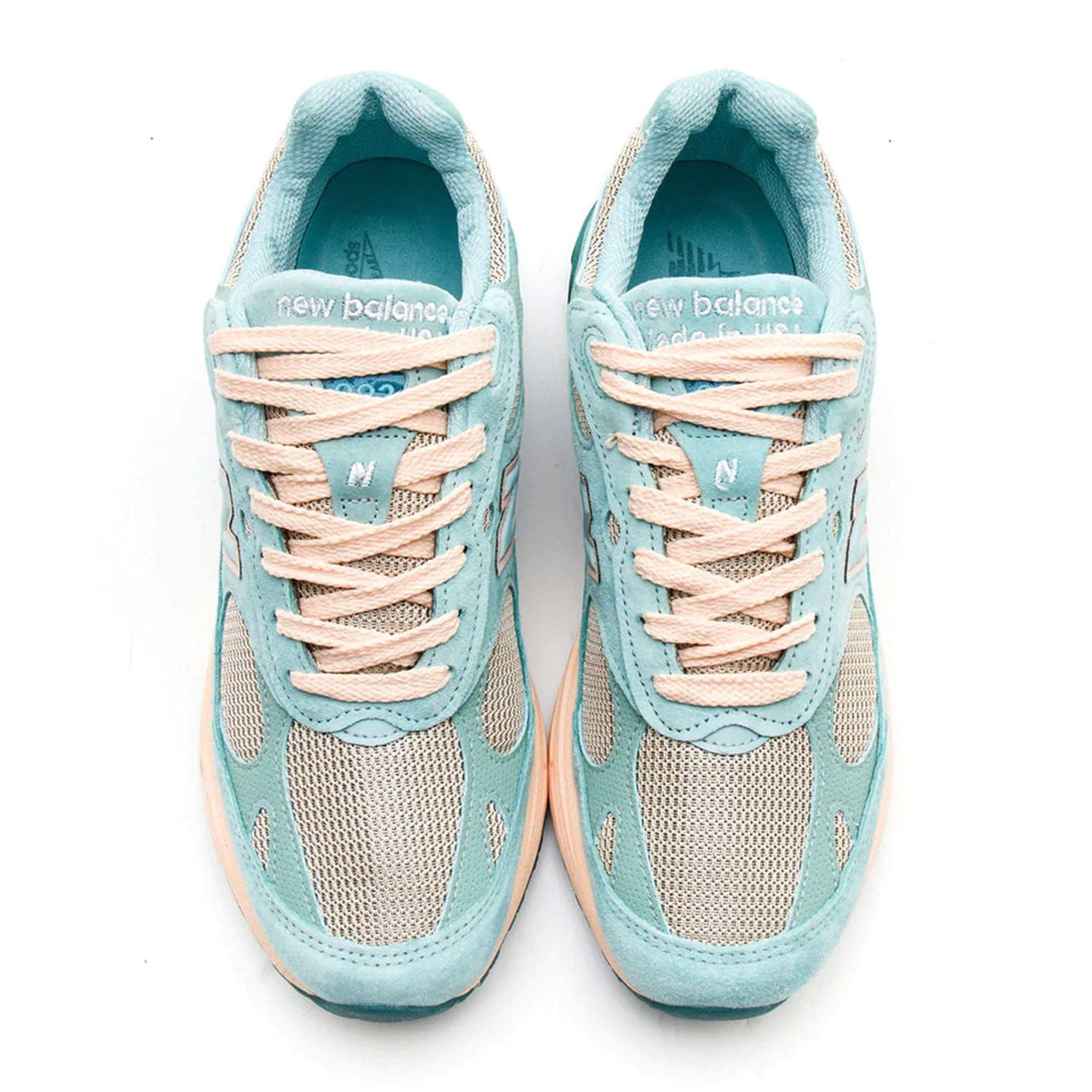 Top view of Joe Freshgoods x New Balance 993 Performance Art Arctic Blue MR993JF1